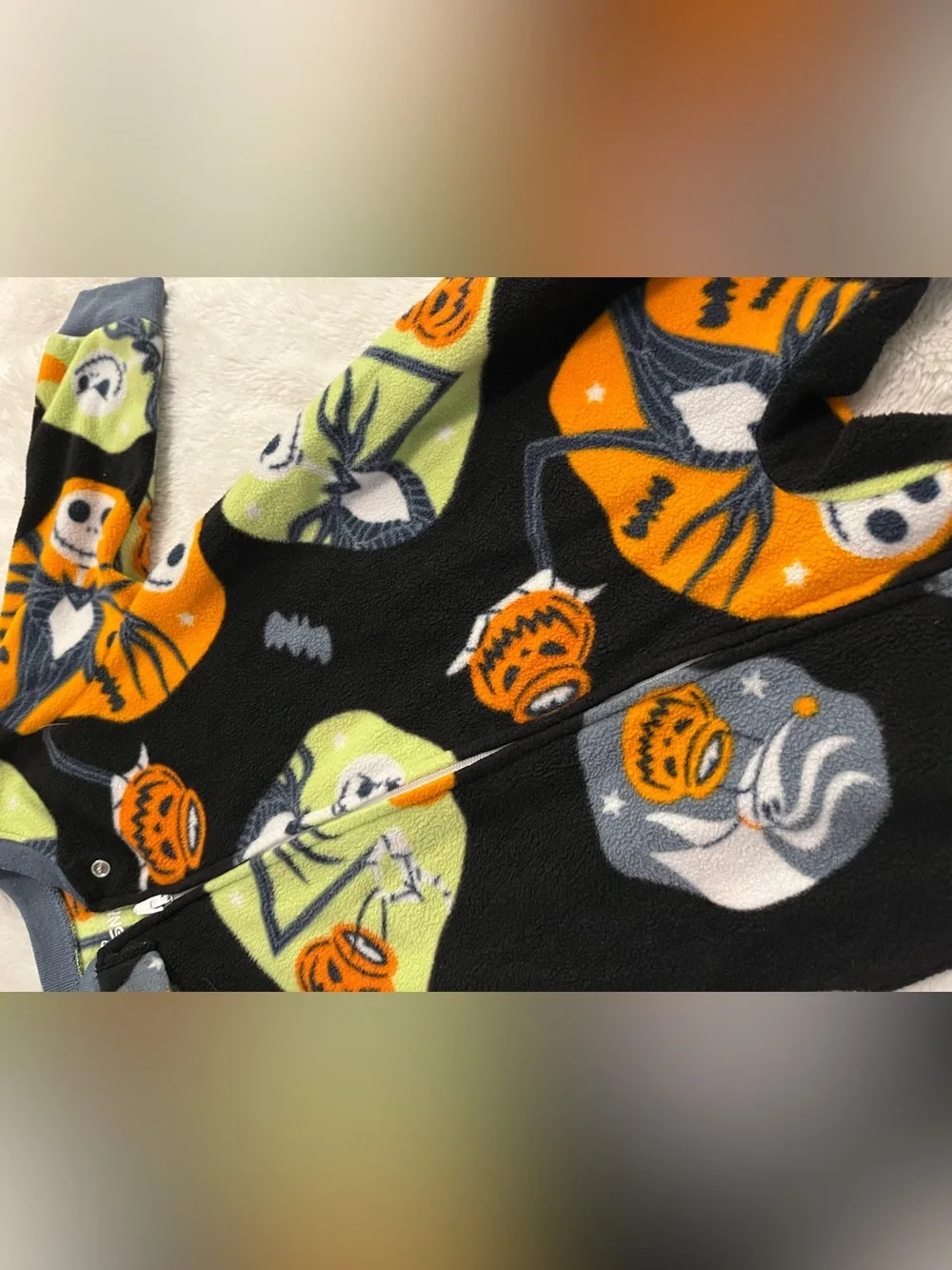 Disney Nightmare Before Christmas Footed Onesie -  size 18 month